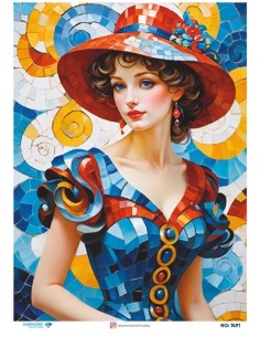 7491 Diamond Pirinç Dekopaj Kağıdı 30x42cm
