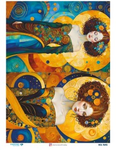 7492 Diamond Pirinç Dekopaj Kağıdı 30x42cm
