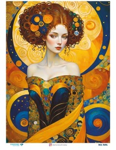 7494 Diamond Pirinç Dekopaj Kağıdı 30x42cm