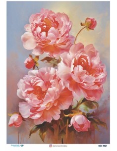 7521 Diamond Pirinç Dekopaj Kağıdı 30x42cm
