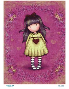 1238 Diamond Pirinç Dekopaj Kağıdı 30x42cm