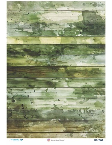 7540 Diamond Pirinç Dekopaj Kağıdı 30x42cm