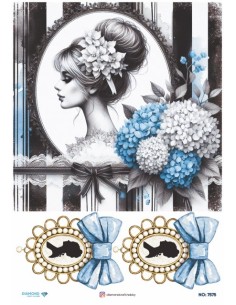 7575 Diamond Pirinç Dekopaj Kağıdı 30x42cm