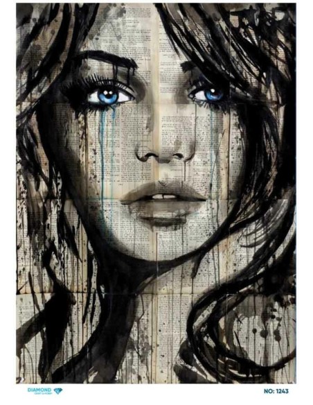 1243 Diamond Pirinç Dekopaj Kağıdı 30x42cm
