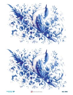 7593 Diamond Pirinç Dekopaj Kağıdı 30x42cm