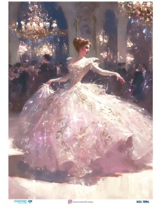 7594 Diamond Pirinç Dekopaj Kağıdı 30x42cm