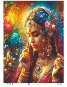 7603 Diamond Pirinç Dekopaj Kağıdı 30x42cm