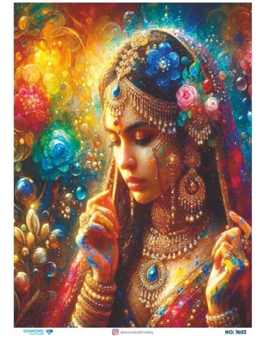 7603 Diamond Pirinç Dekopaj Kağıdı 30x42cm