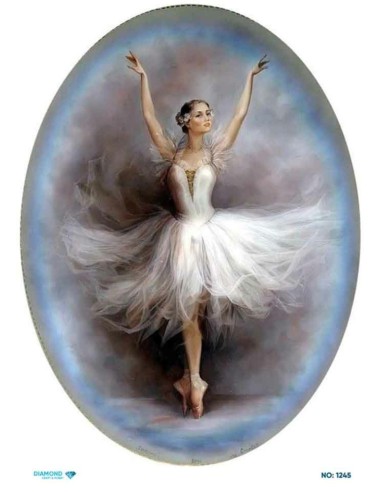 1245 Diamond Pirinç Dekopaj Kağıdı 30x42cm