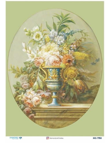 7750 Diamond Pirinç Dekopaj Kağıdı 30x42cm