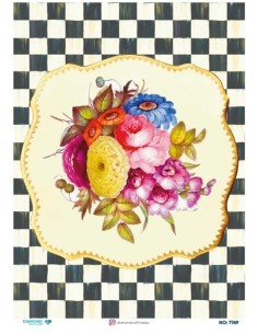 7769 Diamond Pirinç Dekopaj Kağıdı 30x42cm