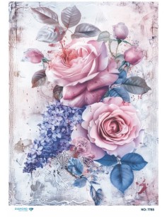 7785 Diamond Pirinç Dekopaj Kağıdı 30x42cm