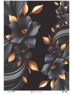 7796 Diamond Pirinç Dekopaj Kağıdı 30x42cm