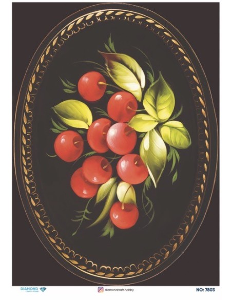 7803 Diamond Pirinç Dekopaj Kağıdı 30x42cm