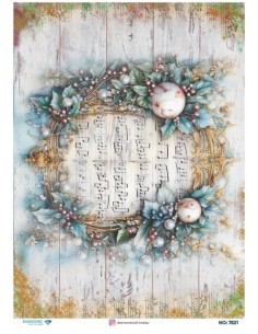 7821 Diamond Pirinç Dekopaj Kağıdı 30x42cm