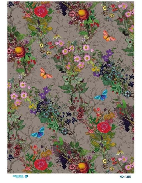 1265 Diamond Pirinç Dekopaj Kağıdı 30x42cm