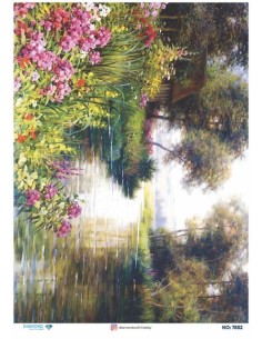 7852 Diamond Pirinç Dekopaj Kağıdı 30x42cm