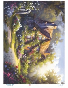 7857 Diamond Pirinç Dekopaj Kağıdı 30x42cm