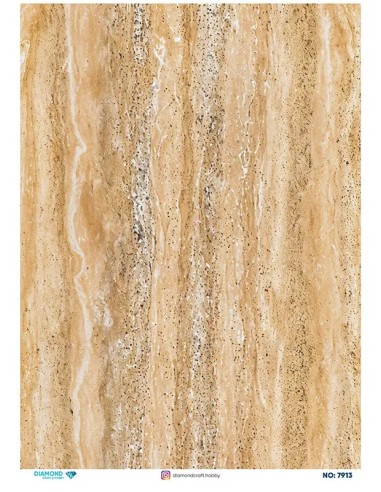 7913 Diamond Pirinç Dekopaj Kağıdı 30x42cm