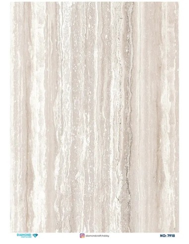 7918 Diamond Pirinç Dekopaj Kağıdı 30x42cm