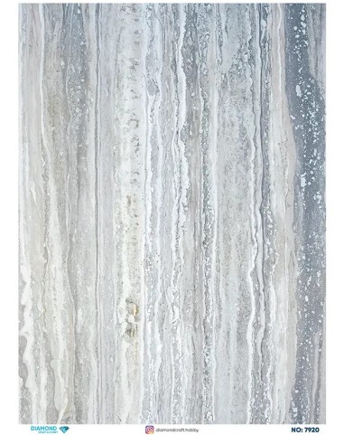 7920 Diamond Pirinç Dekopaj Kağıdı 30x42cm
