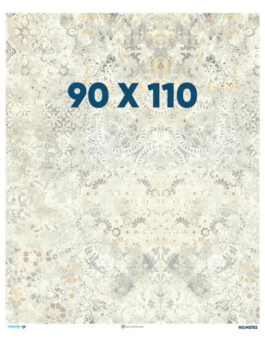 M5702 Diamond Metrelik Büyük Boy Pirinç Dekopaj Kağıdı 90x110cm