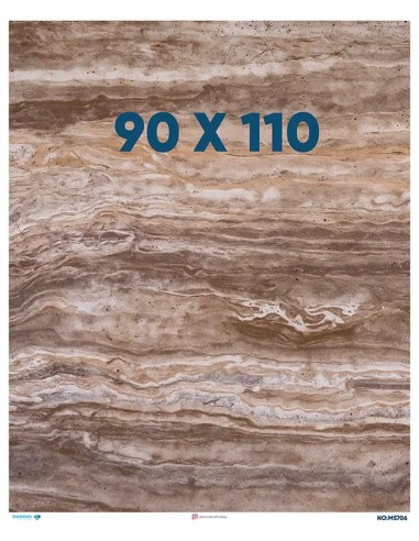 M5706 Diamond Metrelik Büyük Boy Pirinç Dekopaj Kağıdı 90x110cm