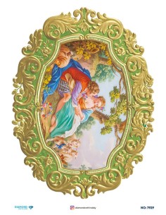 7929 Diamond Pirinç Dekopaj Kağıdı 30x42cm