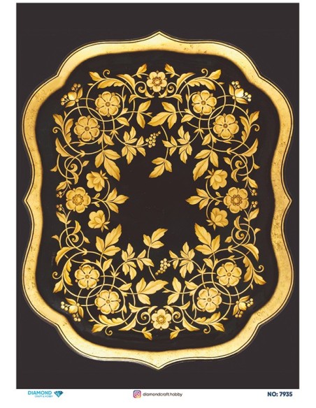 7935 Diamond Pirinç Dekopaj Kağıdı 30x42cm
