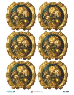 7983 Diamond Pirinç Dekopaj Kağıdı 30x42cm