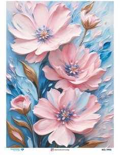 7992 Diamond Pirinç Dekopaj Kağıdı 30x42cm