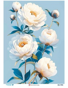 7993 Diamond Pirinç Dekopaj Kağıdı 30x42cm