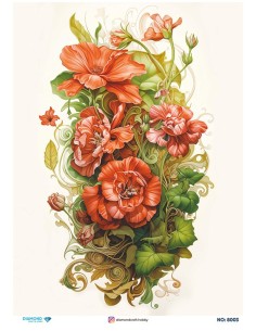 8003 Diamond Pirinç Dekopaj Kağıdı 30x42cm