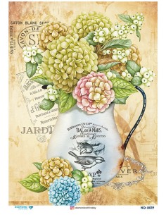 8019 Diamond Pirinç Dekopaj Kağıdı 30x42cm