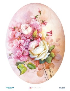 8027 Diamond Pirinç Dekopaj Kağıdı 30x42cm