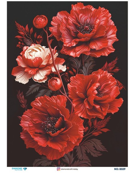 8029 Diamond Pirinç Dekopaj Kağıdı 30x42cm