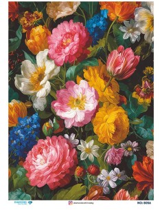 8056 Diamond Pirinç Dekopaj Kağıdı 30x42cm