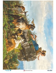 8063 Diamond Pirinç Dekopaj Kağıdı 30x42cm
