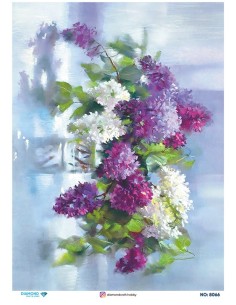 8066 Diamond Pirinç Dekopaj Kağıdı 30x42cm