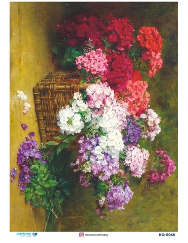 8068 Diamond Pirinç Dekopaj Kağıdı 30x42cm