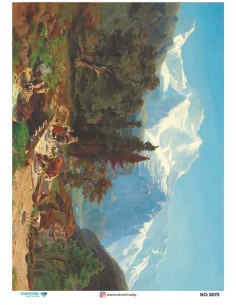 8073 Diamond Pirinç Dekopaj Kağıdı 30x42cm