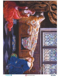 8074 Diamond Pirinç Dekopaj Kağıdı 30x42cm
