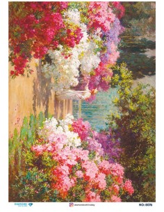 8076 Diamond Pirinç Dekopaj Kağıdı 30x42cm