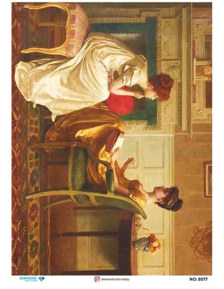 8077 Diamond Pirinç Dekopaj Kağıdı 30x42cm