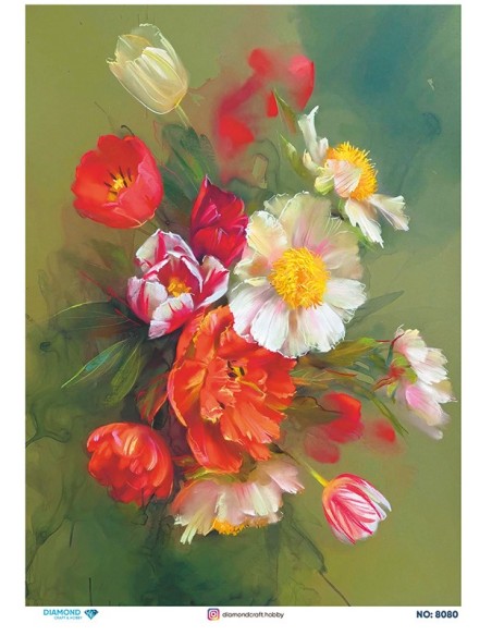 8080 Diamond Pirinç Dekopaj Kağıdı 30x42cm