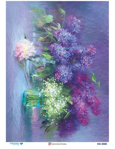 8083 Diamond Pirinç Dekopaj Kağıdı 30x42cm