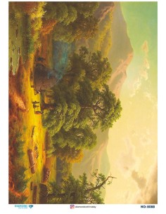 8088 Diamond Pirinç Dekopaj Kağıdı 30x42cm