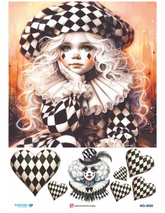 8120 Diamond Pirinç Dekopaj Kağıdı 30x42cm