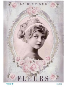 1290 Diamond Pirinç Dekopaj Kağıdı 30x42cm