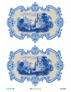 8159 Diamond Pirinç Dekopaj Kağıdı 30x42cm